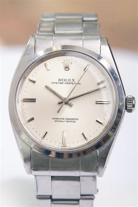 rolex 1970 oyster perpetual lunetta oro bianco|vintage oyster perpetual watches.